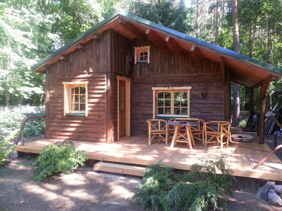 Holzhaus Waldwichtel Am Wald Und See Neuruppin Exterior photo